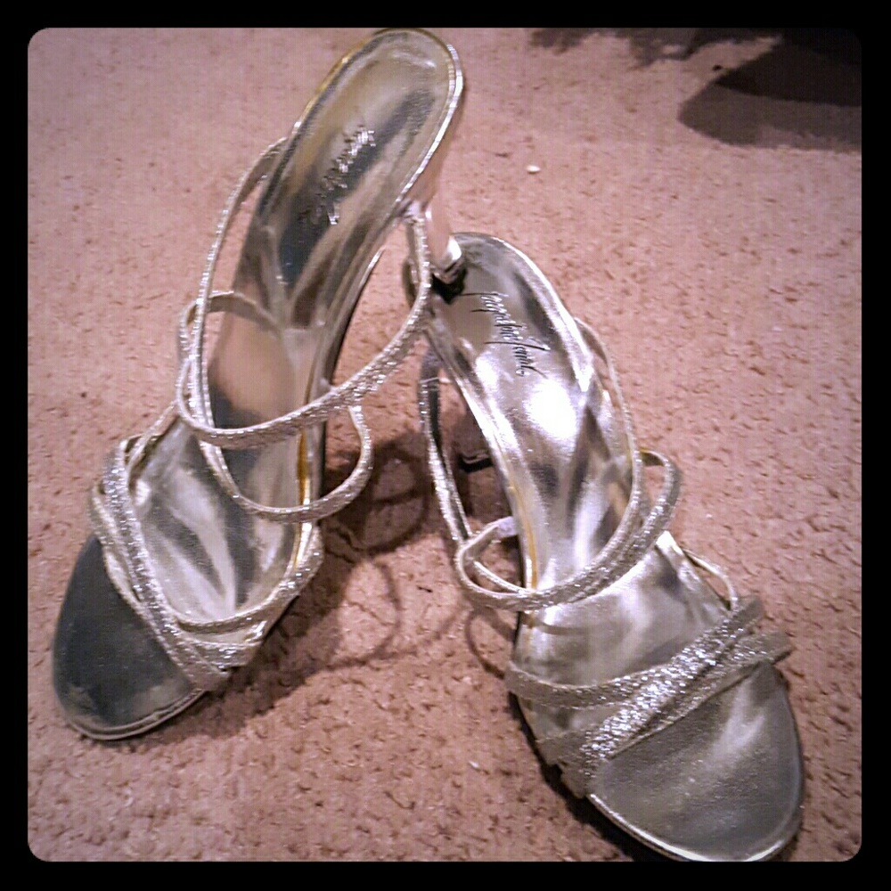 Silver heels